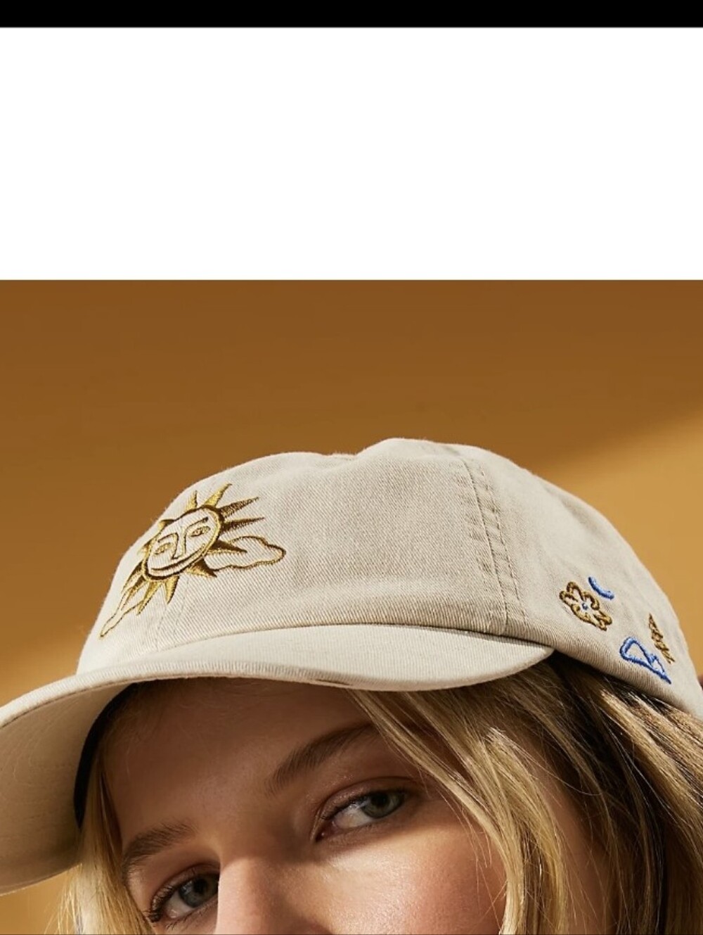 Parks Project Embroidered Sun Baseball Hat Boho - Picture 6 of 6
